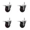 Service Caster 3.5'' High Temp Glass Filled Nylon 7/16'' Stem Caster Set Total Lock Brake, 4PK SCC-GRTTL20S3514-GFNSHT-716138-4 - alternate 1
